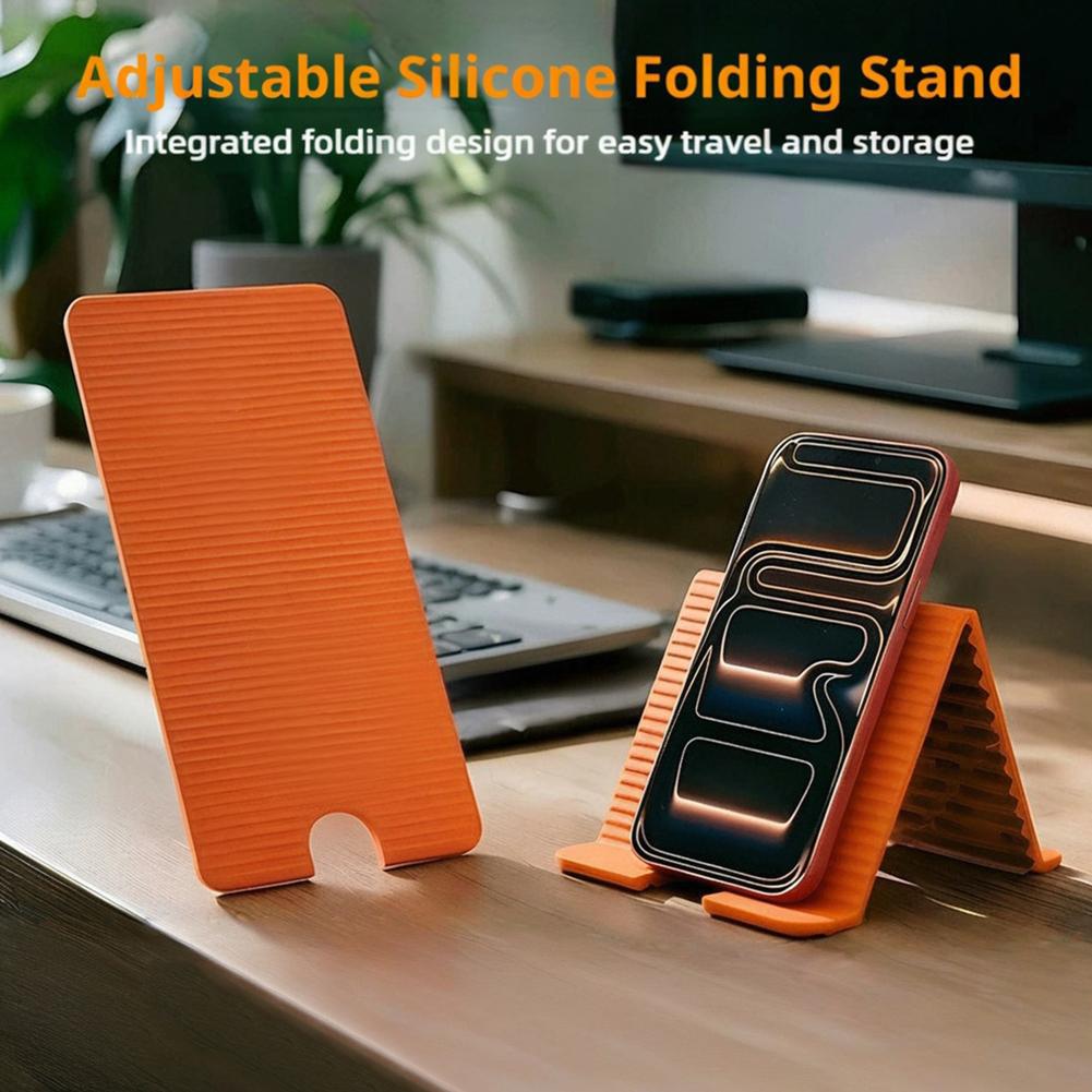 Essential Tablet Accessories - Esnek Katlanabilir Silikon Telefon Tutucu IPhone
