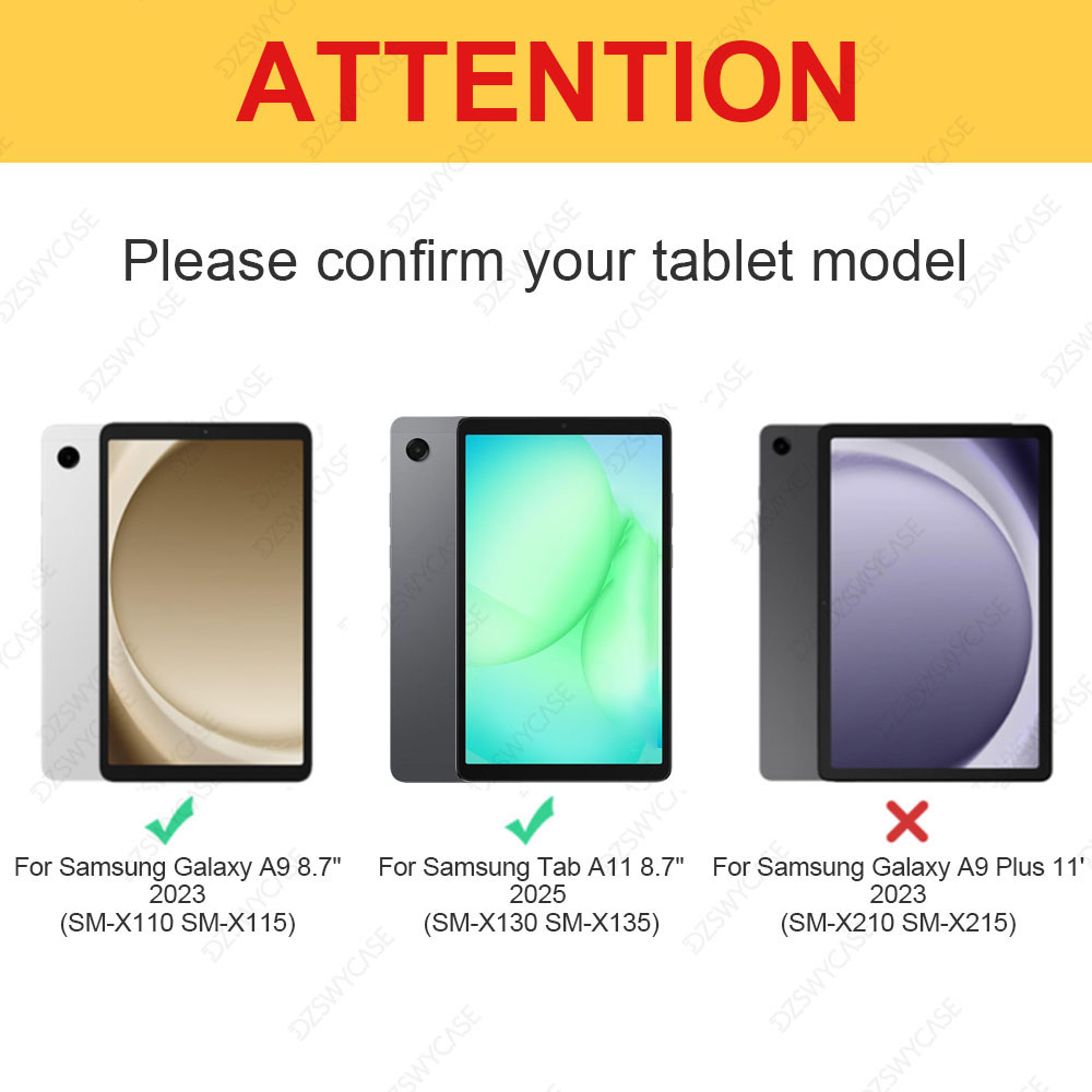 Samsung Galaxy Tab A9/A11 8.7  - Tablet A9 Accessories incelemesi ve fiyatı
